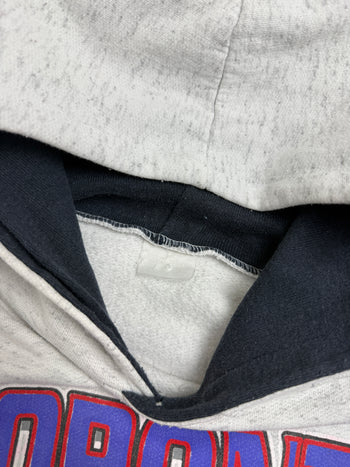 Vintage 90's Toronto Raptors Hoodie Light Grey