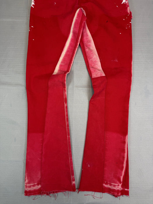 Gallery Dept LA Flare Carpenter Pants Red (USED) | Vitnage Clothing Store Canada