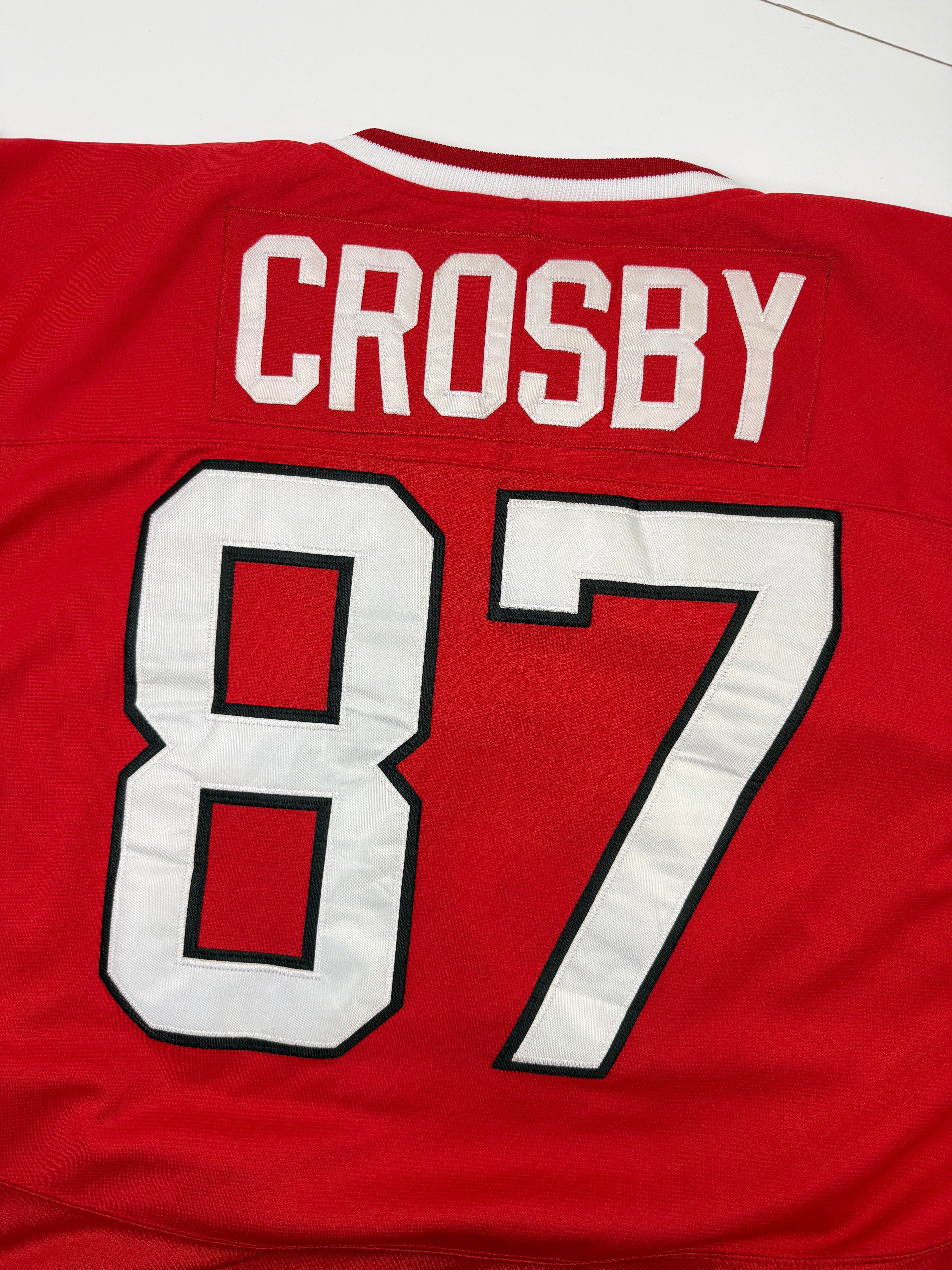 Vintage Nike Team Canada Hockey Sidney Crosby Jersey Red