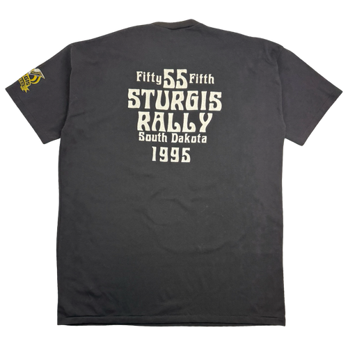 Vintage 1995 Harley Davidson Sturgis Black Hills Tee Black | Vintage Clothing Store Canada
