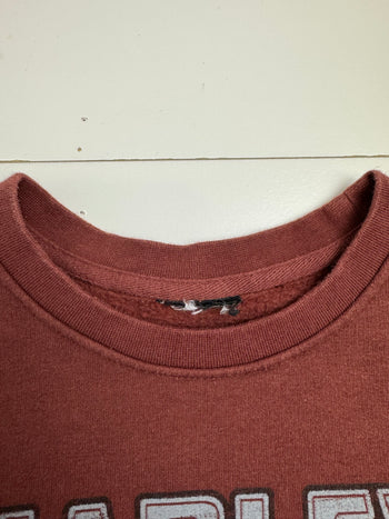 Vintage High Land Harley Davidson Sweatshirt Burgundy