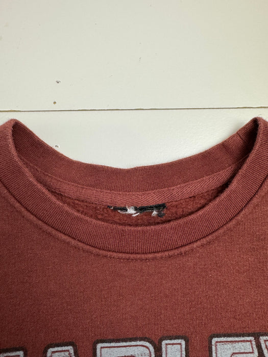 Vintage High Land Harley Davidson Sweatshirt Burgundy | Vitnage Clothing Store Canada