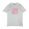 Moncler Love Moncler Pink Logo Tee White (USED)