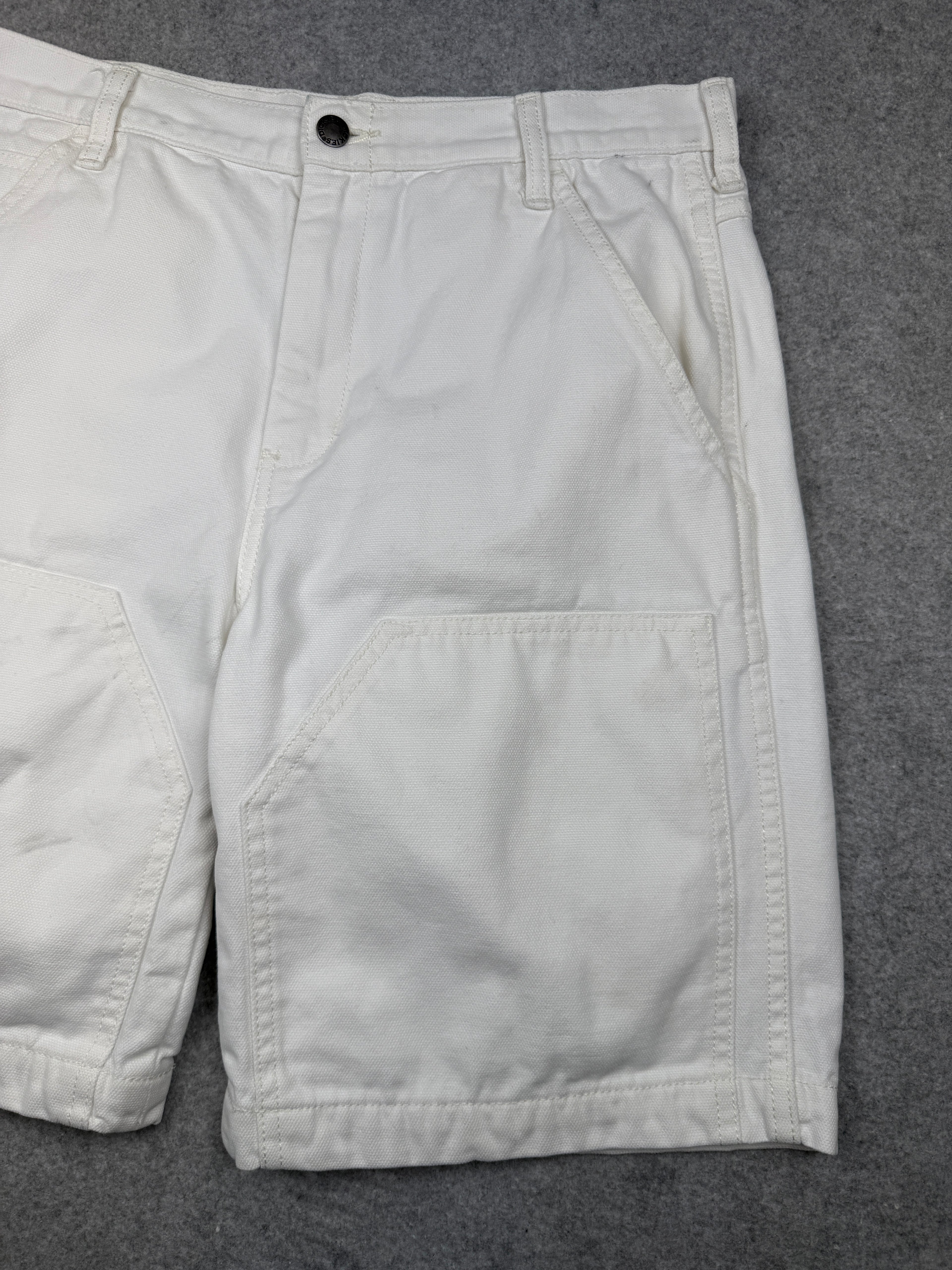 Dickies Carpenter Double Knee Shorts White