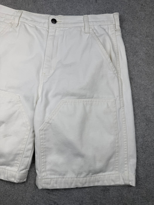 Dickies Carpenter Double Knee Shorts White | Vitnage Clothing Store Canada
