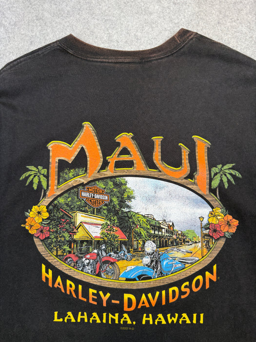 Vintage Harley Davidson Maui Tee Black | Vitnage Clothing Store Canada