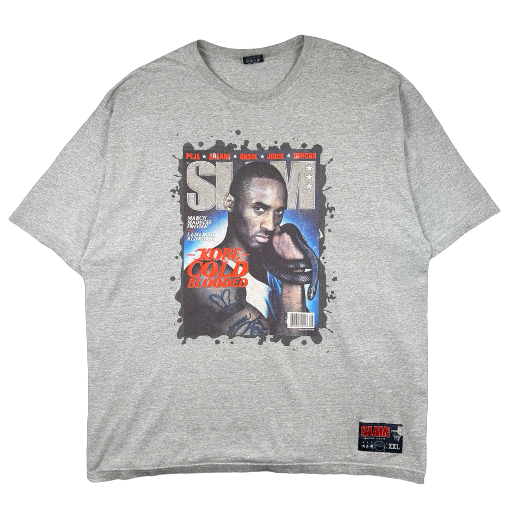 Vintage Slam Magazine Kobe Bryant Tee Grey