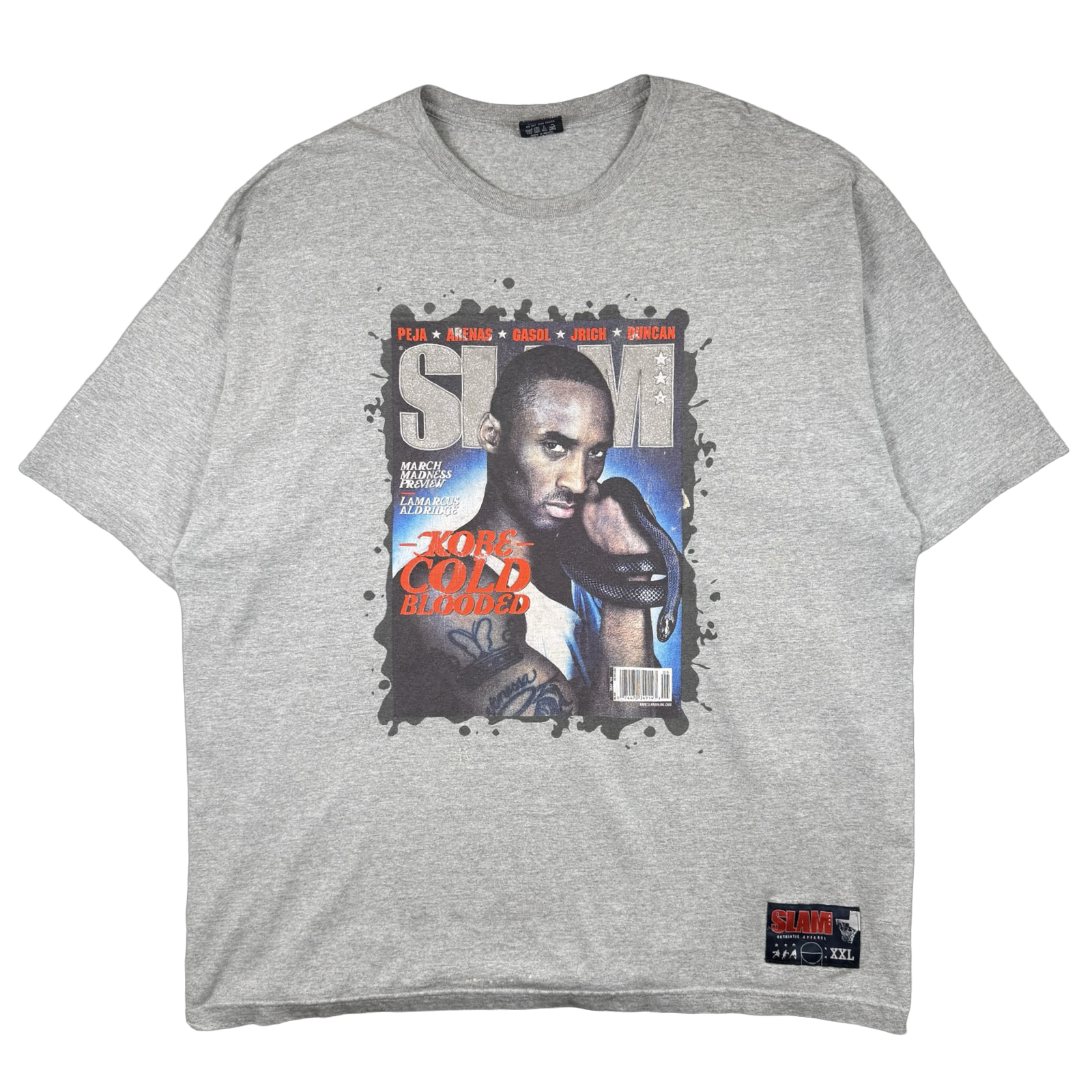 Vintage Slam Magazine Kobe Bryant Tee Grey