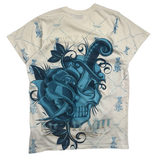 Christian Audigier 1958 Jewel Tee White | Vintage Clothing Store Canada