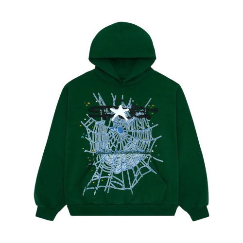 Sp5der Web Hoodie 'Hunter Green' | Vintage Clothing Store Canada