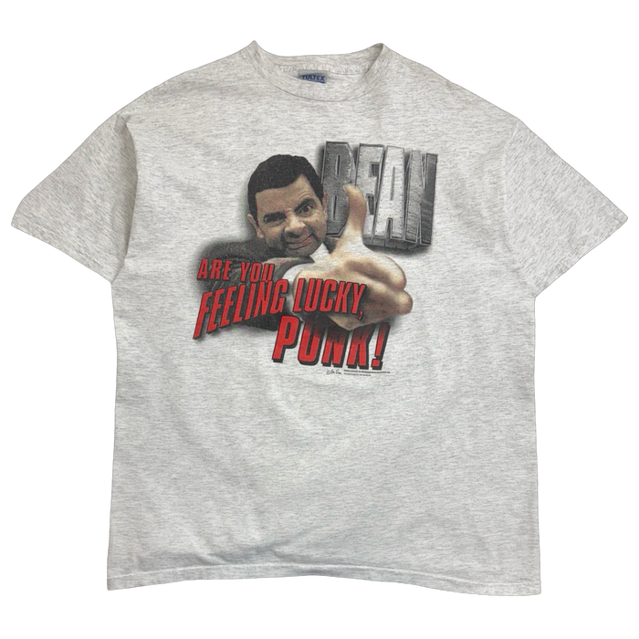 Vintage 1990s Mr. Bean Punk Promo Tee Light Grey | Vitnage Clothing Store Canada