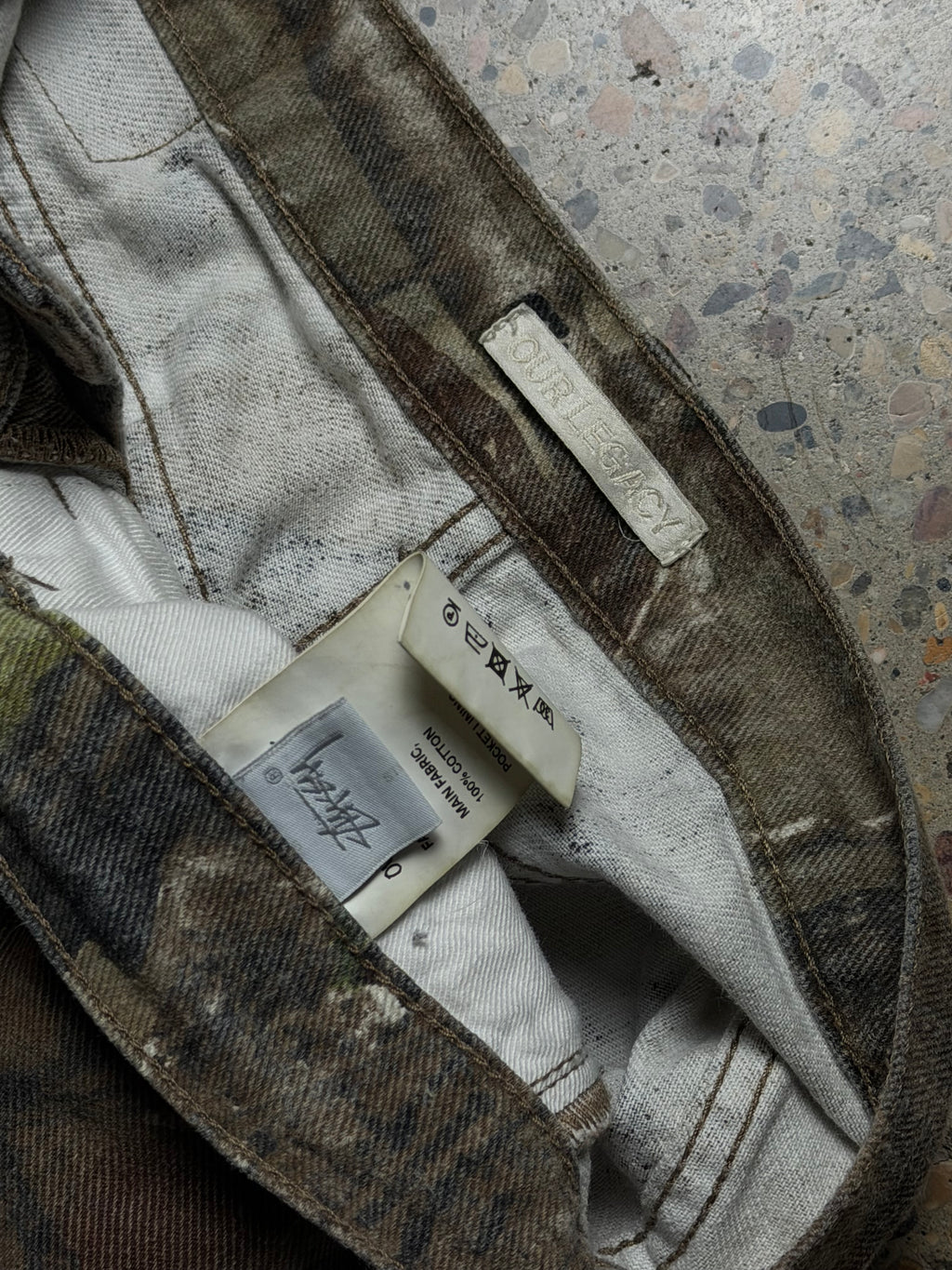 Our Legacy x Stussy Camo Pants (USED)