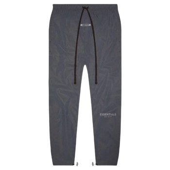 Fear of God Essentials Black Reflective Track Pants