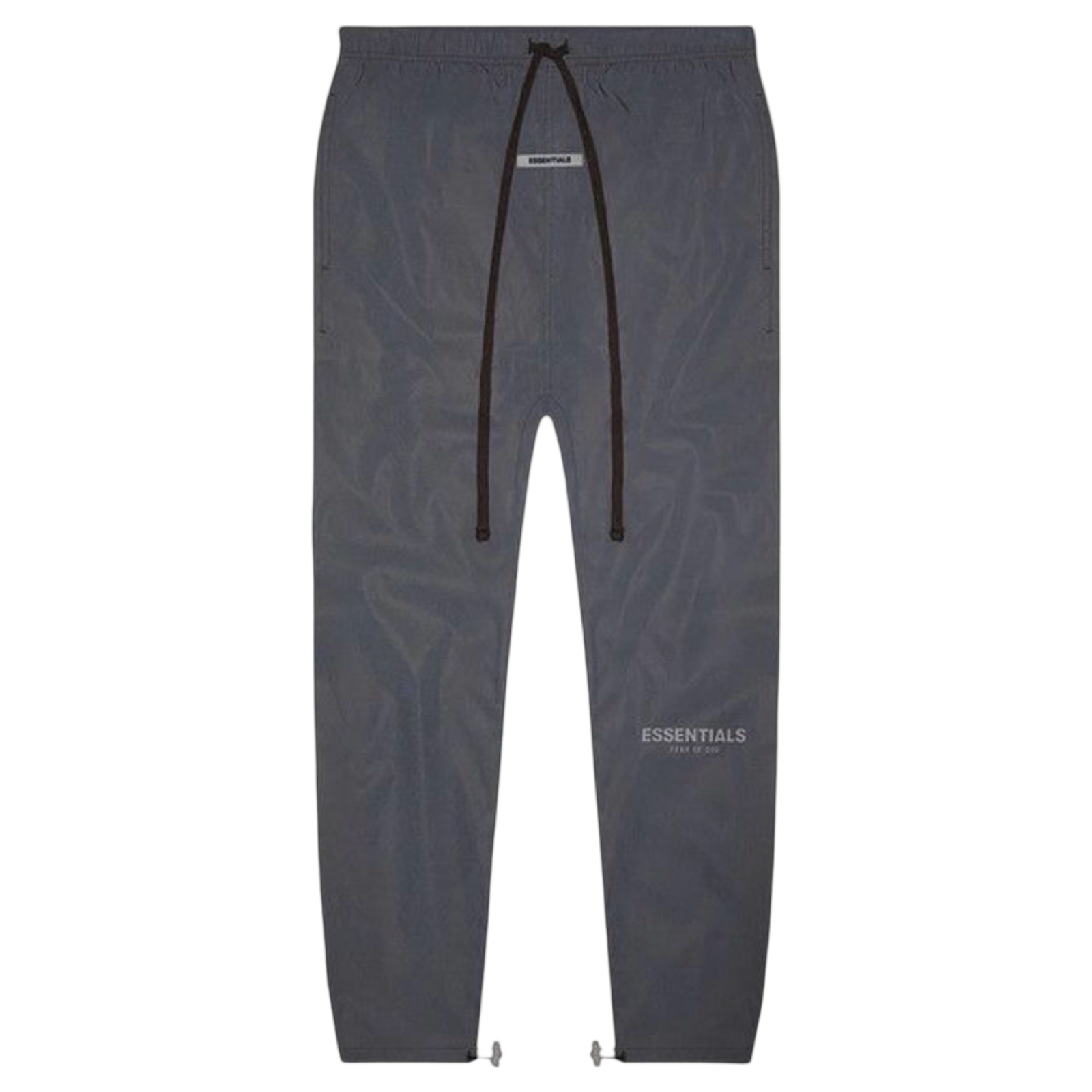Fear of God Essentials Black Reflective Track Pants