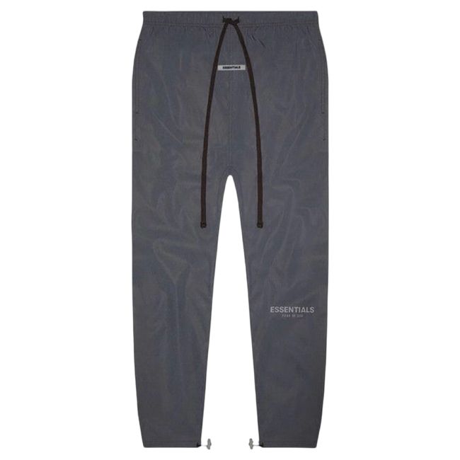 Fear of God Essentials Black Reflective Track Pants
