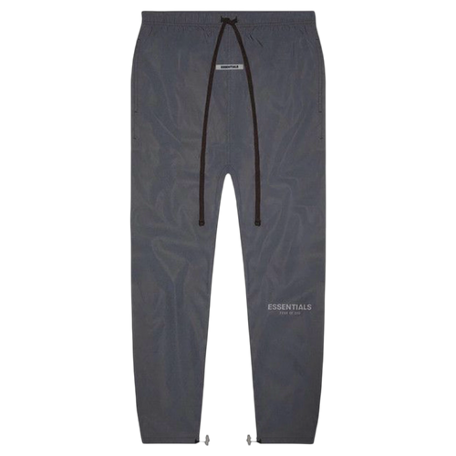 Fear of God Essentials Black Reflective Track Pants | Vintage Clothing Store Canada