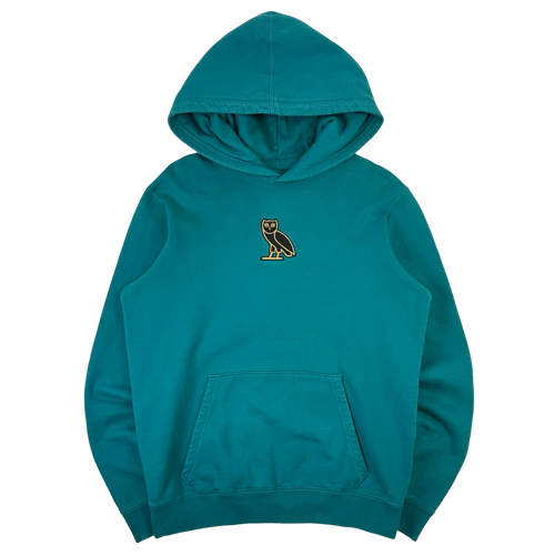 OVO OG Owl Hoodie Teal (USED) | Vintage Clothing Store Canada
