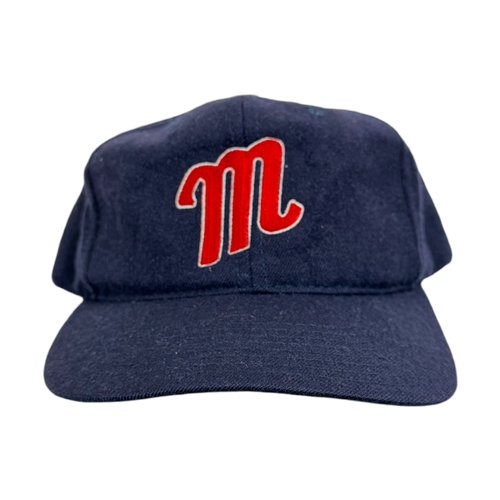 Vintage Miller Snapback Hat Navy | Vintage Clothing Store Canada