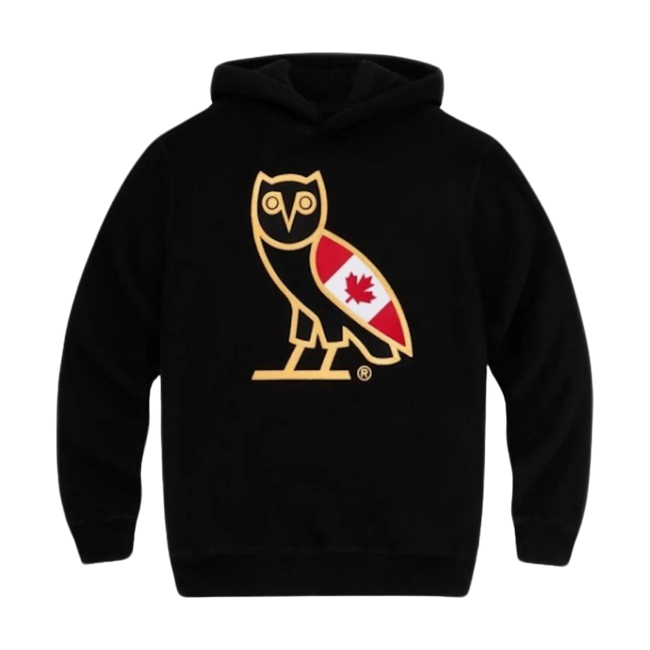 OVO OG Owl Canadian Flag Hoodie