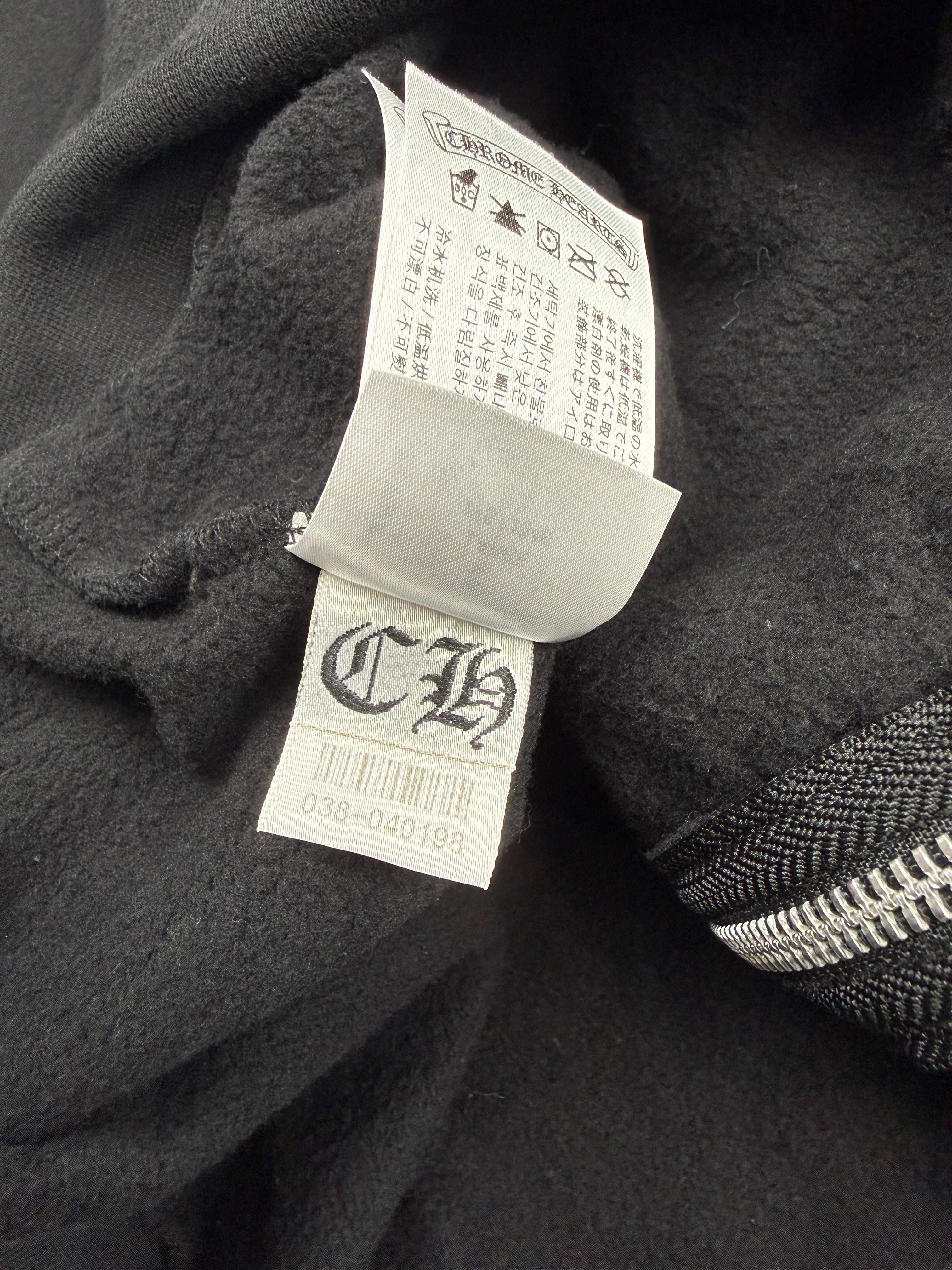 Chrome Hearts Foti Skull Zip Up Hoodie Black