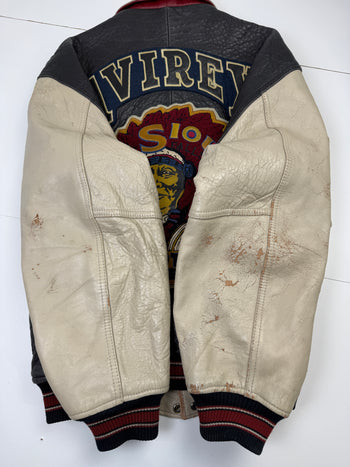 Vintage Avirex Sioux Varsity Leather Jacket