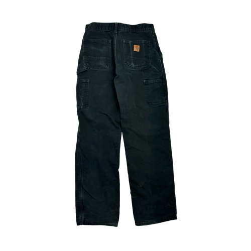 (31) Vintage Carhartt Lined Pants Black | Vintage Clothing Store Canada