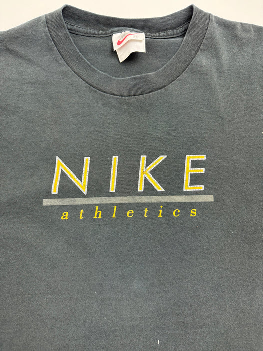 Vintage 90s Nike Athletics Tee Black | Vitnage Clothing Store Canada