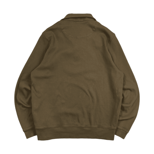 Burberry Quarter Zip Sweatshirt Brown (USED) | Vintage Clothing Store Canada