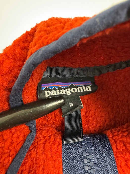 Vintage Patagonia Fleece Zip-Up Vest Red | Vitnage Clothing Store Canada