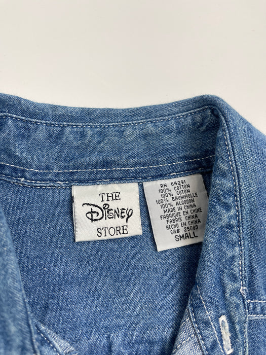 (M) Vintage Disney Mickey Mouse Denim Button Up | Vitnage Clothing Store Canada