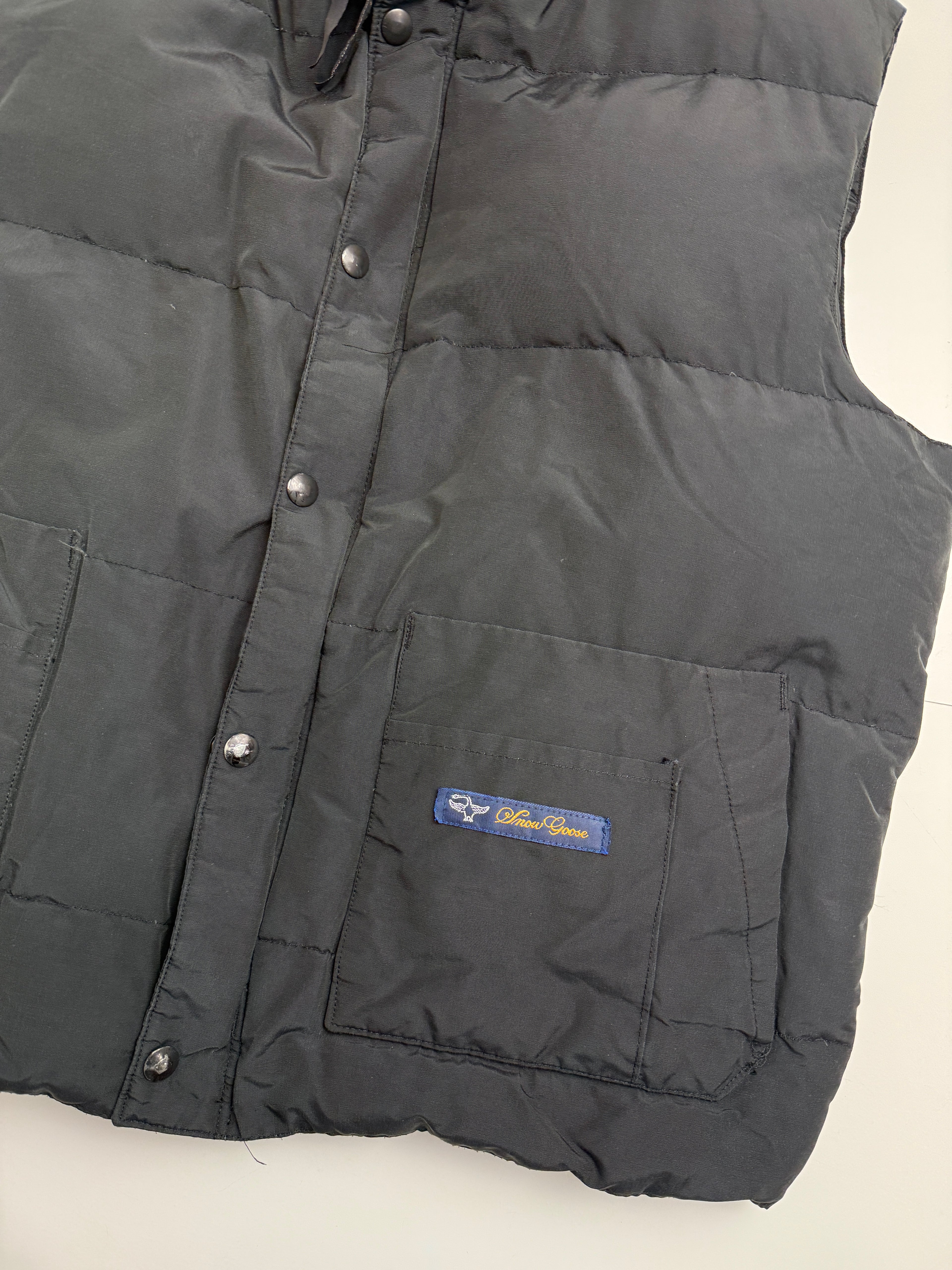 Vintage Canada Goose Snow Goose Vest Black