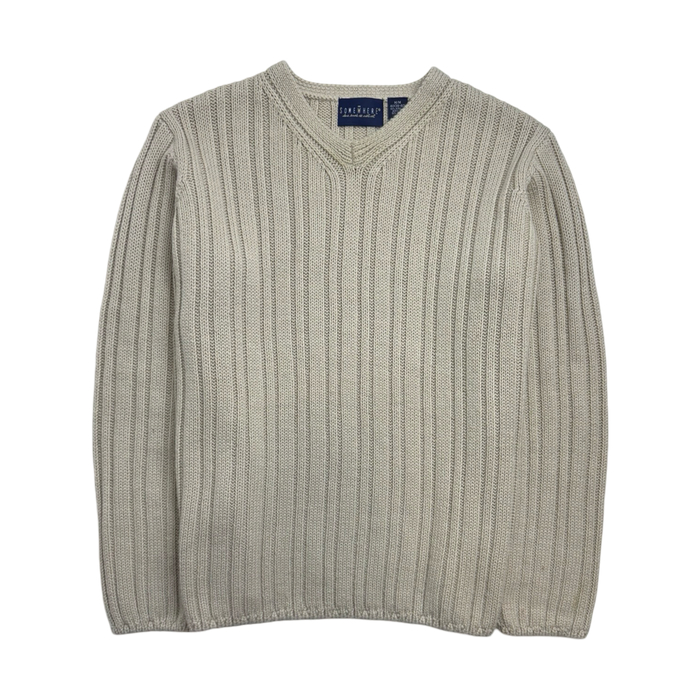 Vintage Somewhere Knit Sweater Beige | Vitnage Clothing Store Canada