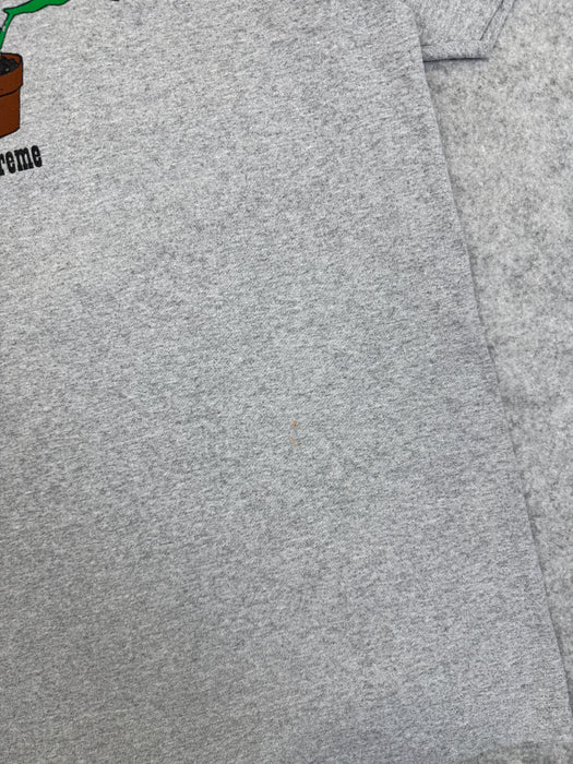 Supreme Plant Tee Heather Grey (USED) | Vitnage Clothing Store Canada