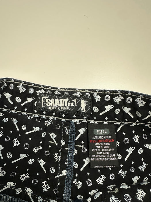 Vintage Y2K Shady Sliver Skulls Pants | Vitnage Clothing Store Canada