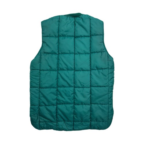 (M) Vintage 90s Sexton Puffer Vest Green | Vintage Clothing Store Canada