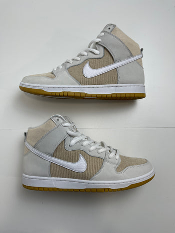 Nike SB Dunk High Pro ISO Orange Label Unbleached Natural (USED)