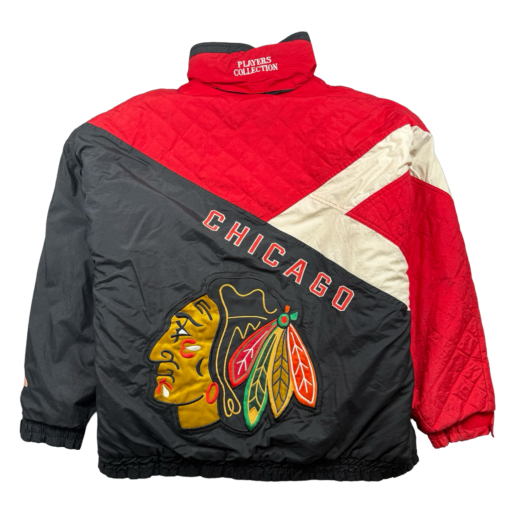 Vintage Chicago Blackhawks Jackets Black/Red
