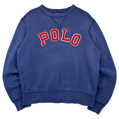 Polo Ralph Lauren Crewneck Blue | Vintage Clothing Store Canada