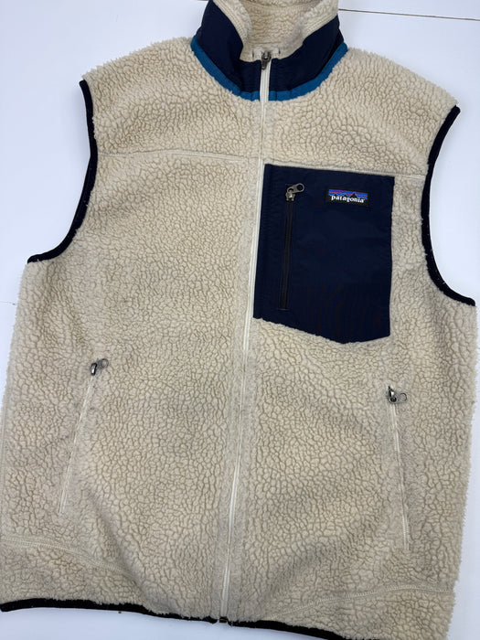 Patagonia Deep Pile Fleece Vest Beige | Vitnage Clothing Store Canada