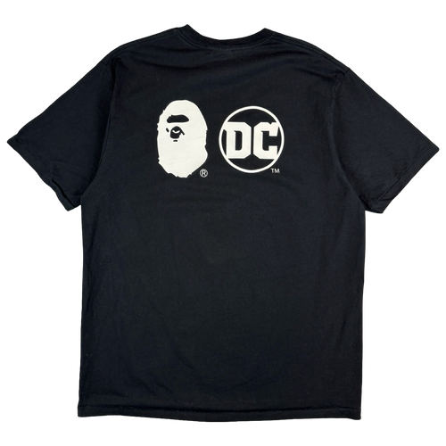 Bape DC Comics Batman Baby Milo Tee Black (USED) | Vintage Clothing Store Canada