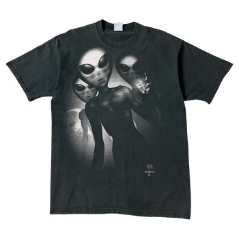 Vintage 90’s Liquid Blue Alien Tee Black