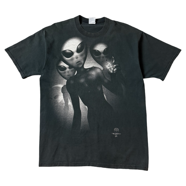 Vintage 90’s Liquid Blue Alien Tee Black