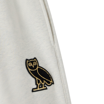 OVO Signature Open Hem Sweatpants Ash Heather Grey