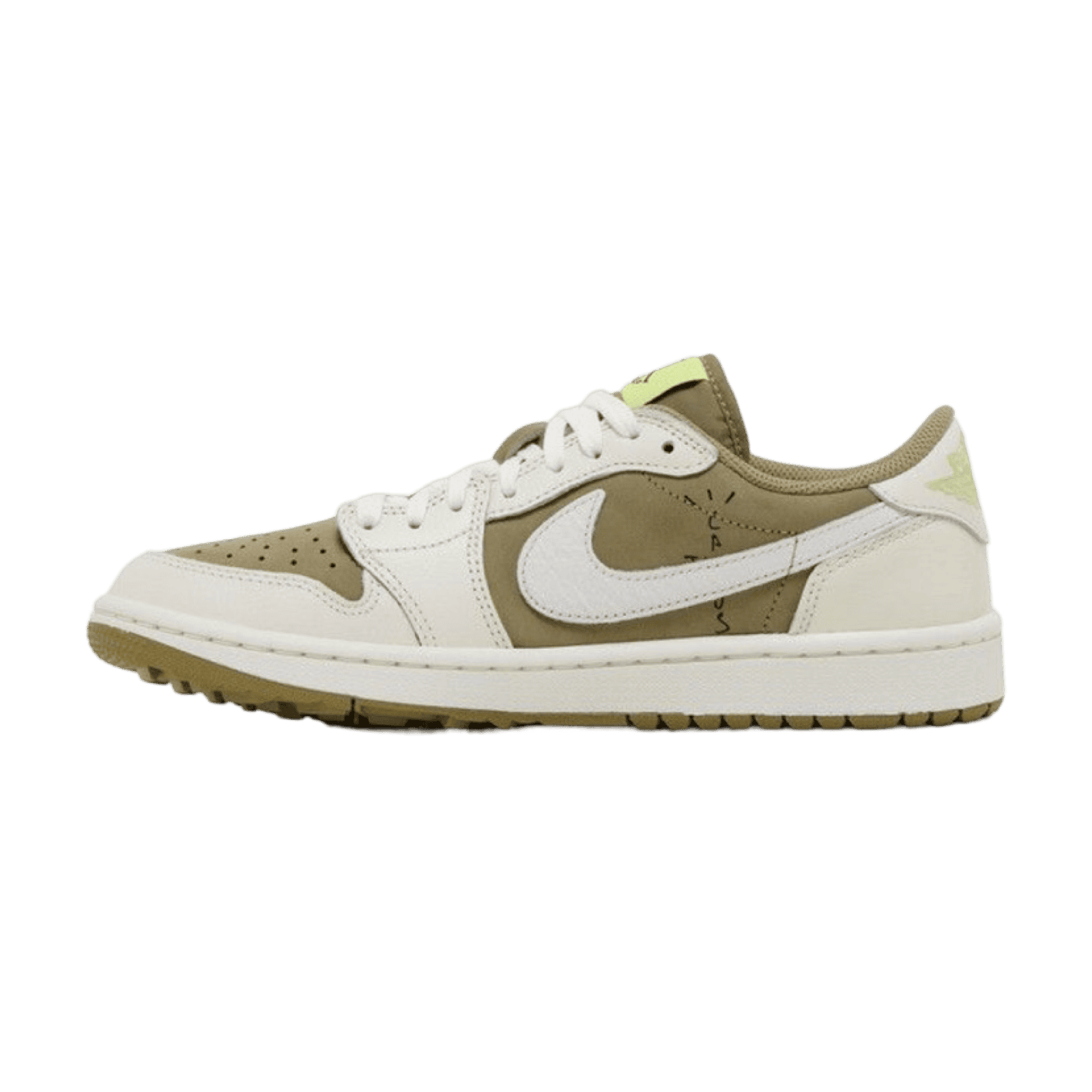 Air Jordan 1 Low Golf Travis Scott Neutral Olive