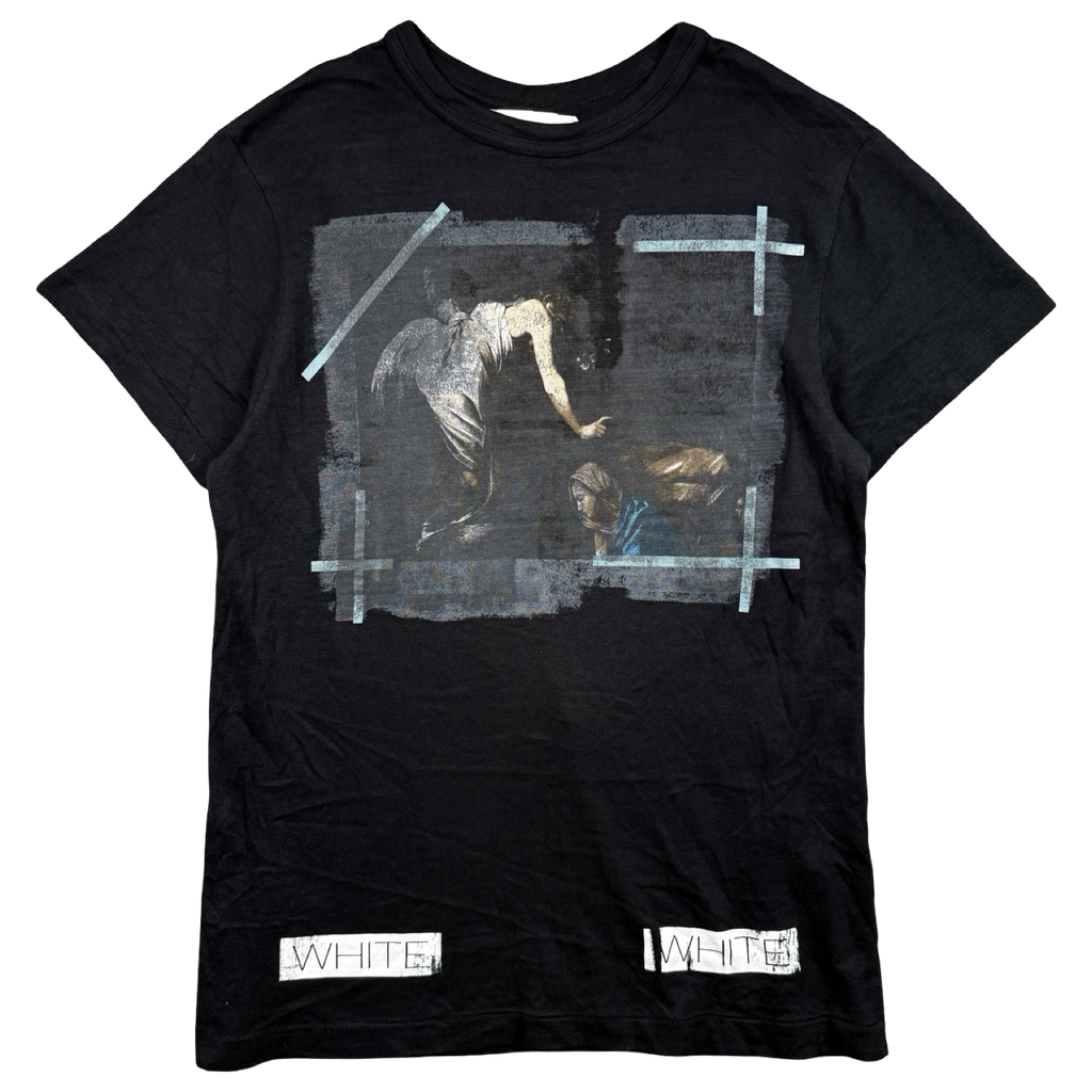 OFF-WHITE Caravaggio Painted Tee Black (USED)