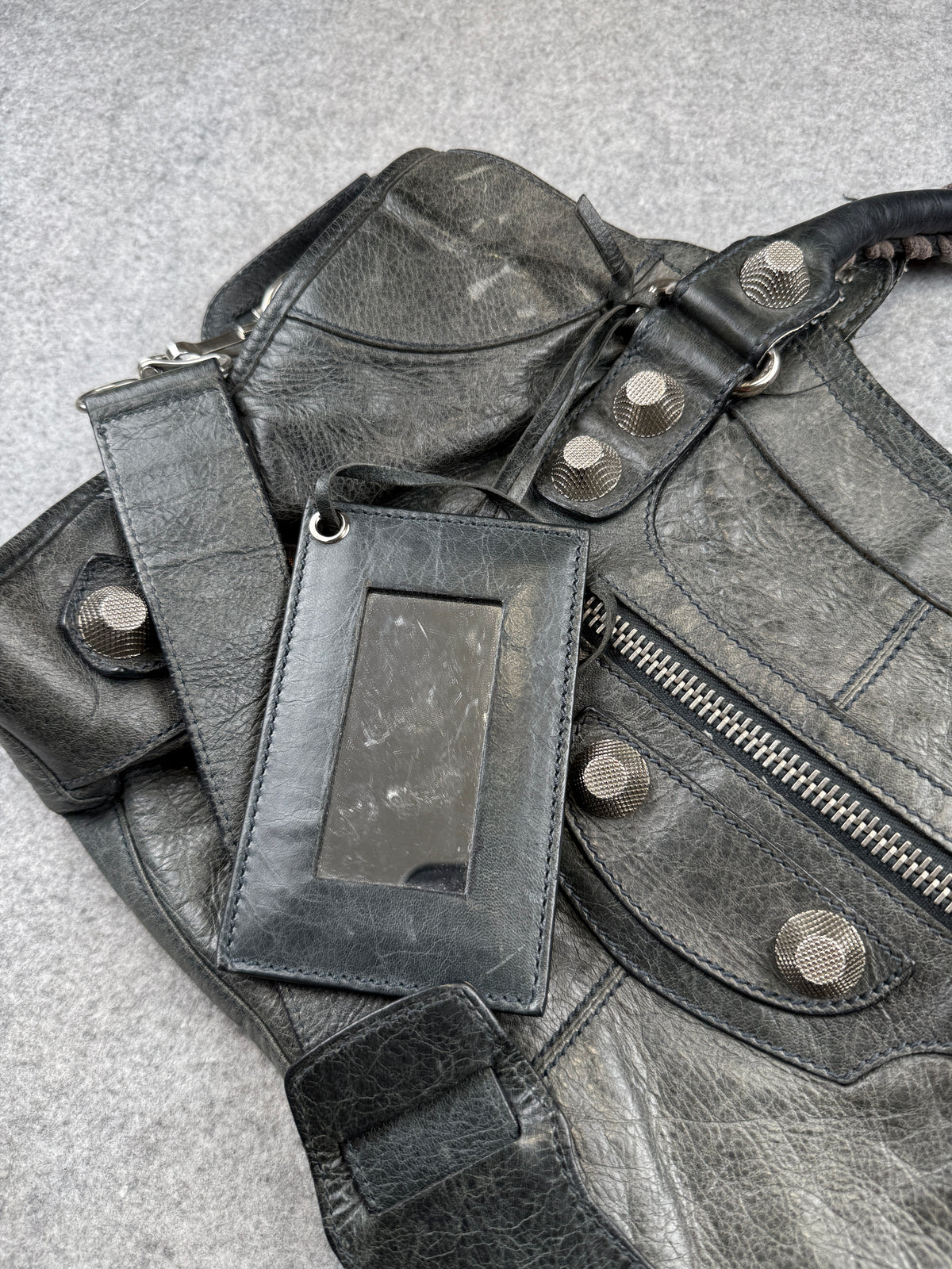 Balenciaga The Giant City Handbag Charcoal