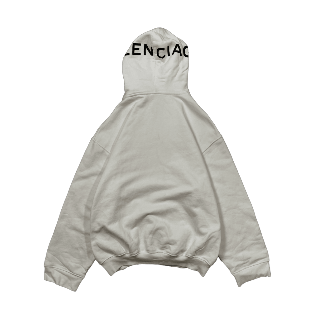 2017 Balenciaga Cocoon Hoodie White (USED)