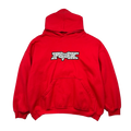 Vintage Fox Racing Logo Hoodie Red