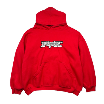 Vintage Fox Racing Logo Hoodie Red