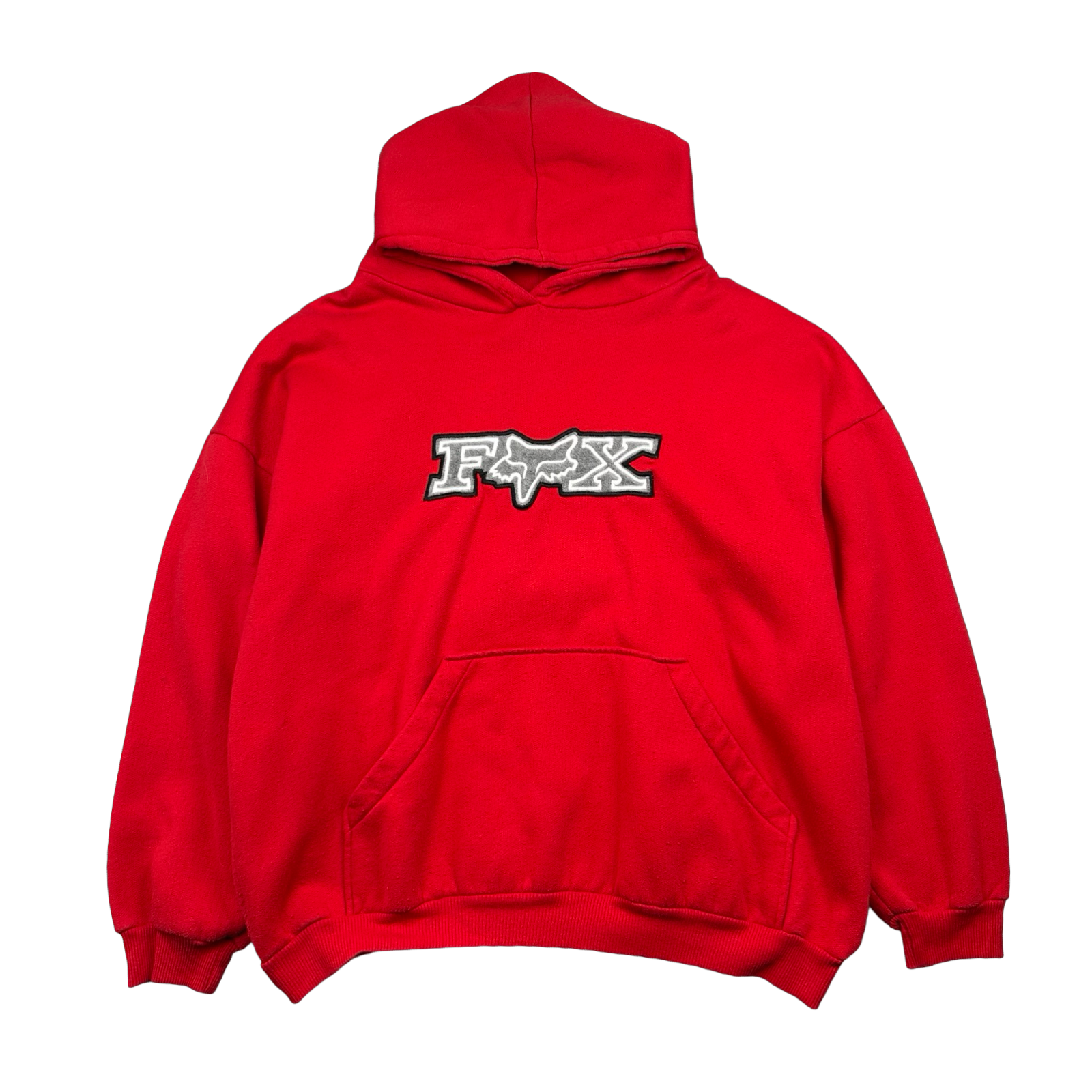 Vintage Fox Racing Logo Hoodie Red